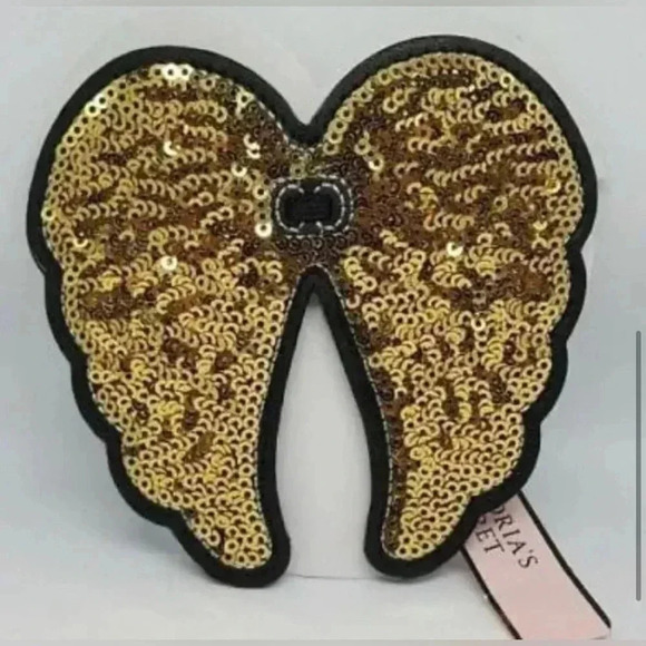 New Victoria's  Secret Hair Tie bling Angel wings - Picture 6 of 6